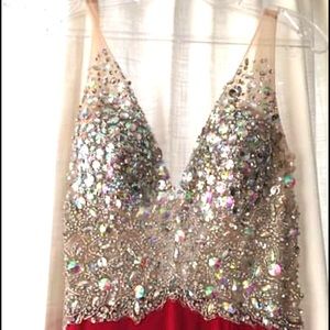 Jovani Gown, long train Never worn!